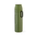 Loire termos taaskasutatud roostevaba teras 810ml. 2 tassi ja karabiin, Armee roheline