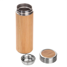 Bambusest termos 350 ml sõelaga, mis takistab sette teket | Christian