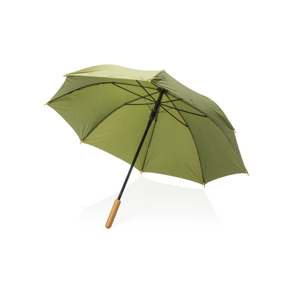 23" Impact AWARE™ RPET 190T automaatselt avanev bambusest vihmavari, tootepilt