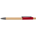 Bambusest pastapliiats, punane