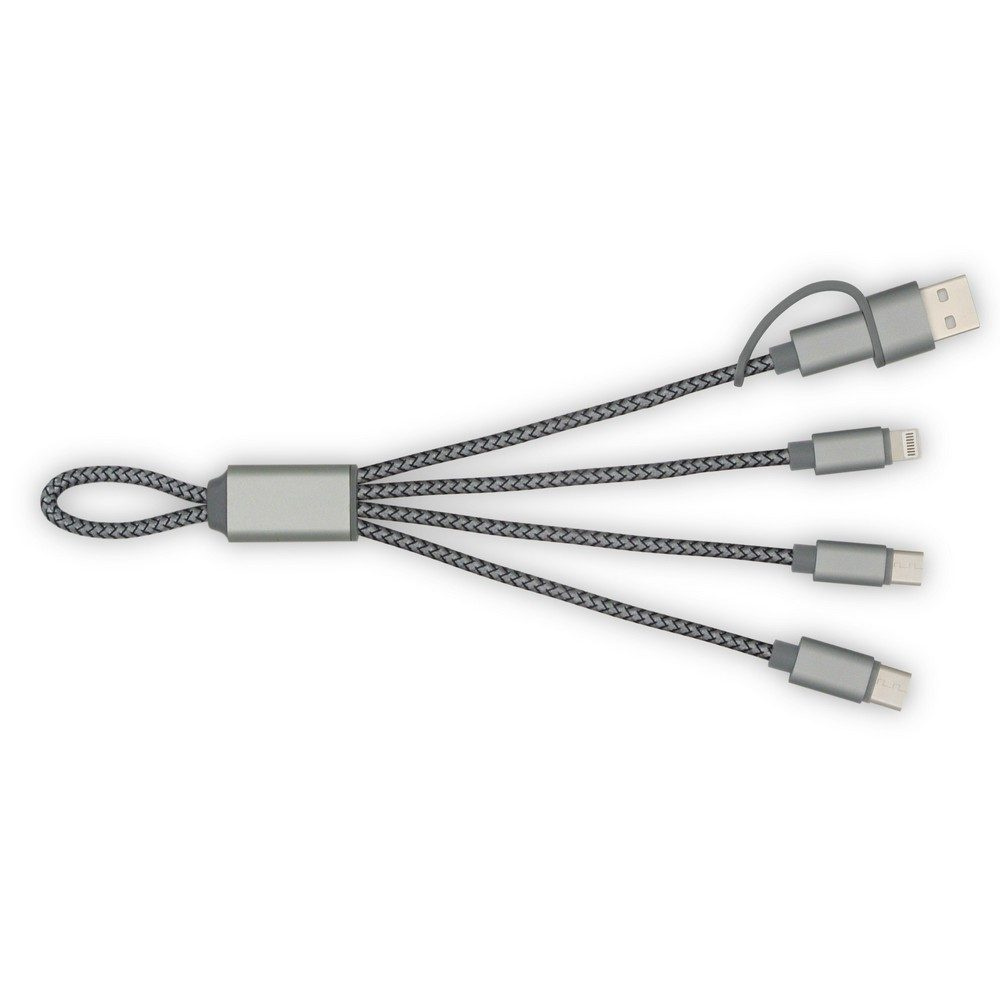 Laadimis- ja sünkroniseerimiskaabel BrandCharger Trident 2, tootepilt (1)