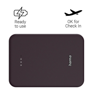 Akupank 10000 mAh Hama Power Pack, burgundia, tootepilt (3)