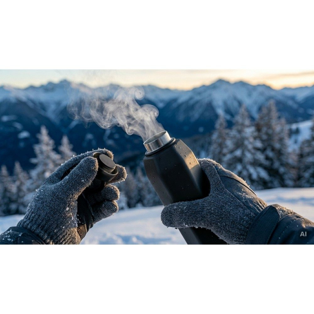 Termospudel 470 ml käepidemega Air Gifts | Dalamia, must, tootepilt (1)