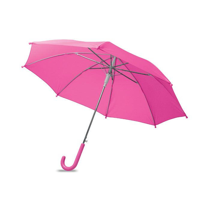 18" laste automaatselt avanev vihmavari, Fuksia, tootepilt (1)