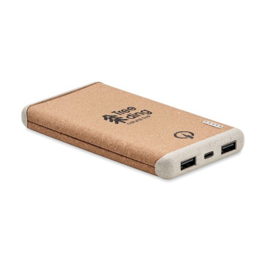 Traadita 10 000 mAh PowerBank, Beež, tootepilt (2)