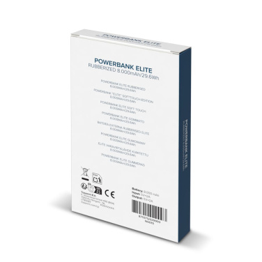 Elite kummikattega varupatarei 8000mAh, must, tootepilt (3)