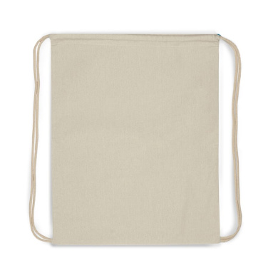 Paeltega puuvillane kott OEKO-TEX® STANDARD 100 140g/m² 35x45 cm, ekrü, tootepilt (2)