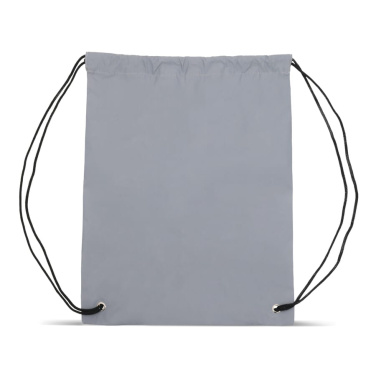 Paeltega kott helkurribadega 30x40 cm, hall, tootepilt (3)