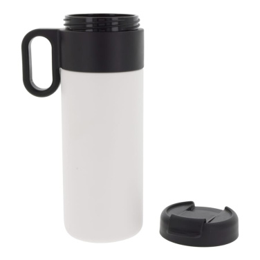 Termospudel Flow käepidemega sublimatsiooniga 400 ml, valge, tootepilt (4)
