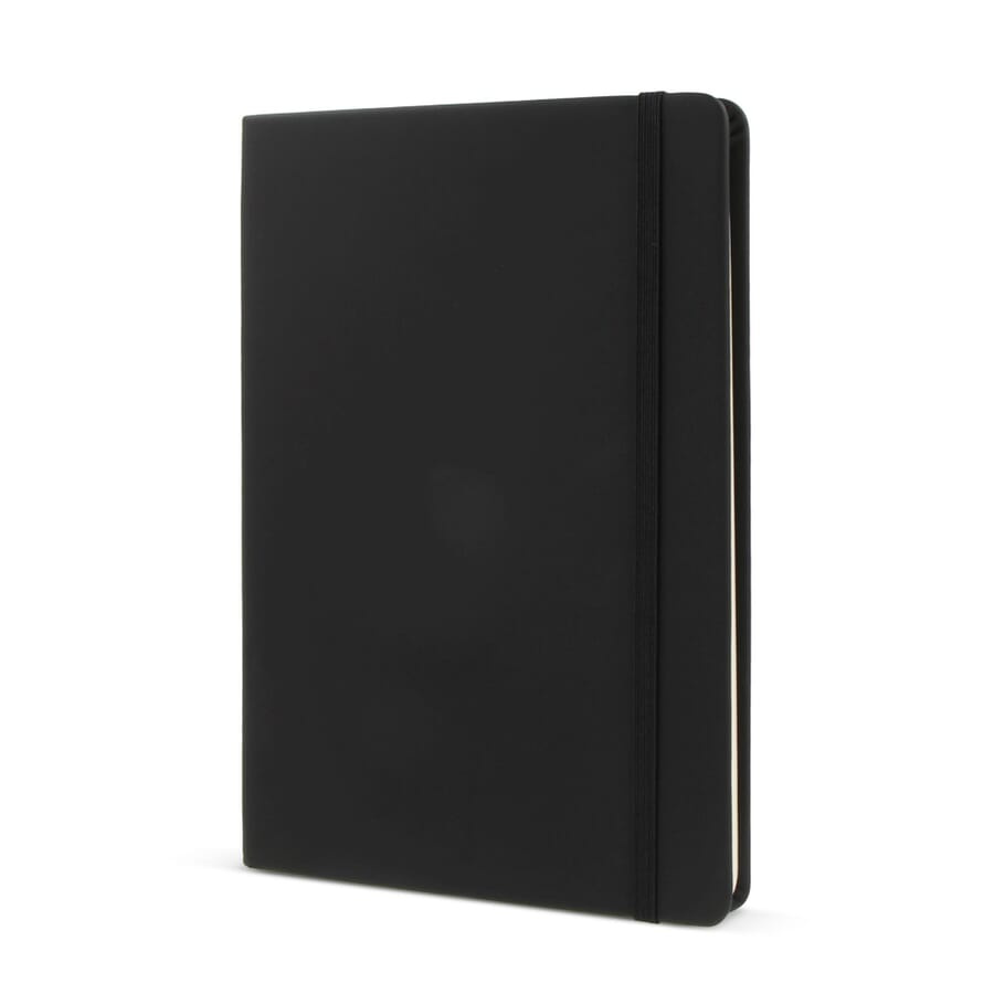 Märkmik R-PET/PU A5, must, tootepilt (1)