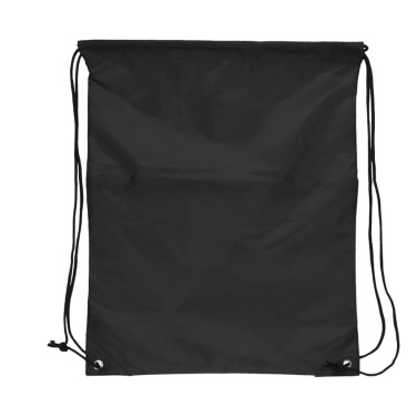 Paelkinnitusega kott 210T R-PET lukuga, must, tootepilt (3)
