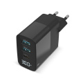 Sitecom CH-1001 30W GaN toitega seinalaadija LED-ekraaniga, must