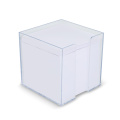 Paberplokk 10x10x10 cm kuubikukarbis, läbipaistev