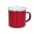 Emailitud kruus 350 ml, punane