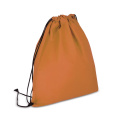 R-PET nööriga kott mittekootud kangast 38 x 42 cm 75g/m², oranž