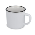 Emailitud keraamiline kruus 280 ml, valge