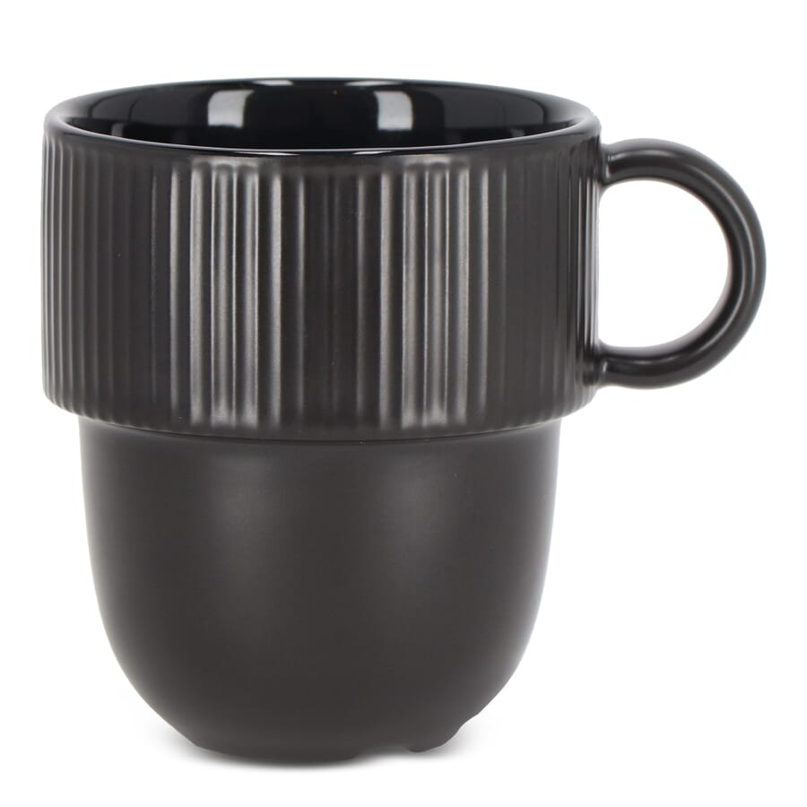 Sagaform Inka tass kõrvaga 270 ml, must, tootepilt (1)