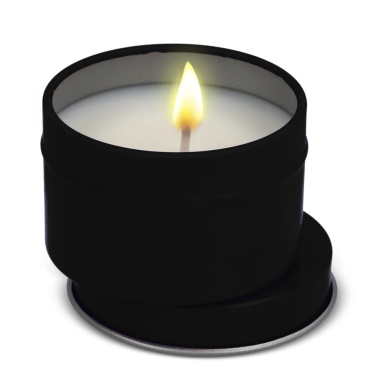 Dhyana lõhnastatud taimepõhine küünal taaskasutatud plekist, must, tootepilt (4)