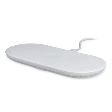3in1 15 W juhtmevaba laadija, mis ühildub telefonide / Apple Watchi/AirPodiga, valge, tootepilt (2)