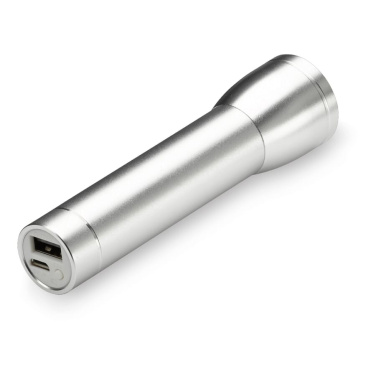 Akupanga taskulamp 2.200mAh, hõbe, tootepilt (3)