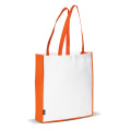 Kilekott lausriidest 75g/m², valge / oranž