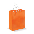 Keskmise suurusega paberkott, oranž