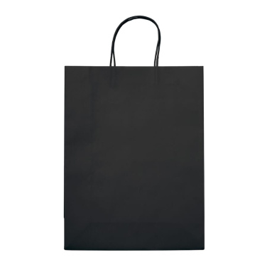 Suur kraft-kott 120g/m², must, tootepilt (2)
