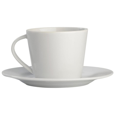 Tass ja alustass Milano 160 ml, valge, tootepilt (2)