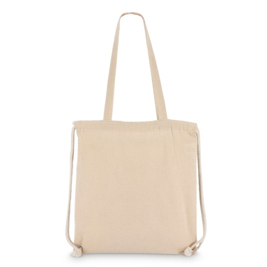 DrawTote OEKO-TEX 38x42 140gsm, ekrü, tootepilt (2)