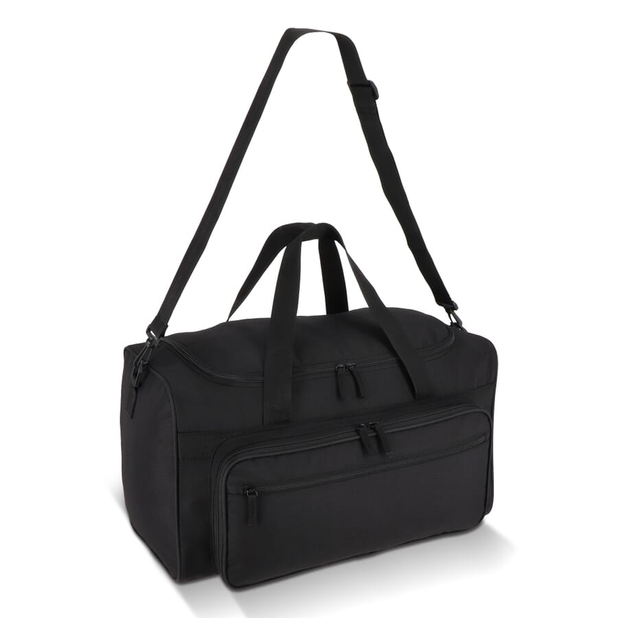 R-PET 600D spordi- ja reisikott 51 x 25 x 29 cm 37 L, must, tootepilt (1)