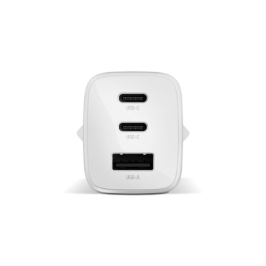 Fresh 'n Rebel 67W sülearvuti kiirlaadija GaN USB-C ja USB-A, helehall, tootepilt (4)