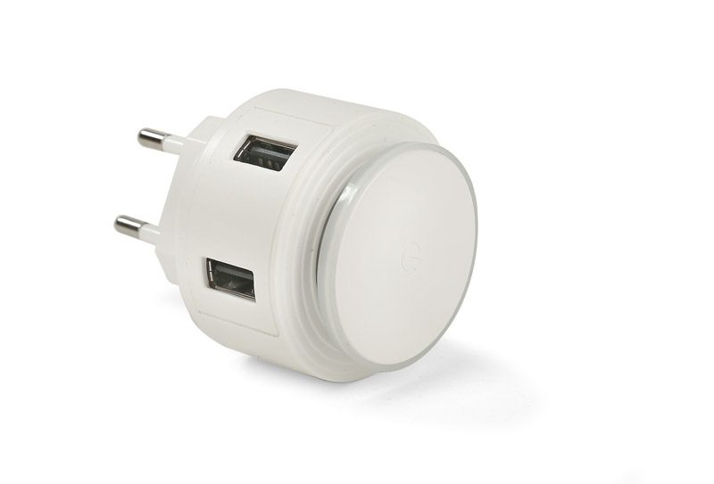 Öövalgus USB seinalaadija NOTTO, tootepilt