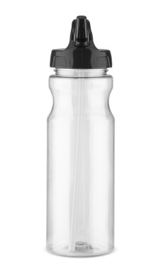 Veepudel kõrrega TRANCE 700 ml, tootepilt, must (4)