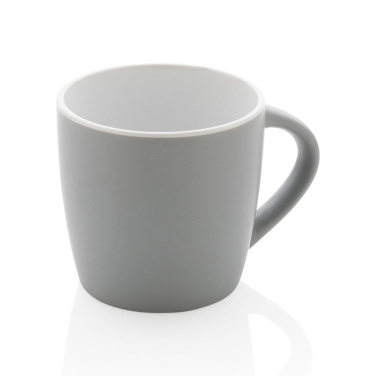 Värvilise sisepinnaga keraamiline kruus 300ml, hall, detailvaade (1)