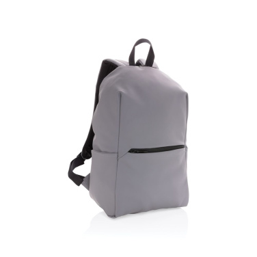 Sile PU 15,6" sülearvuti seljakott, hall, detailvaade (1)