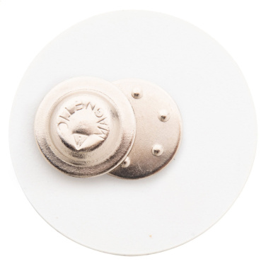 DomeBadge – magnetiline märk, valge, toote lisavaade 2