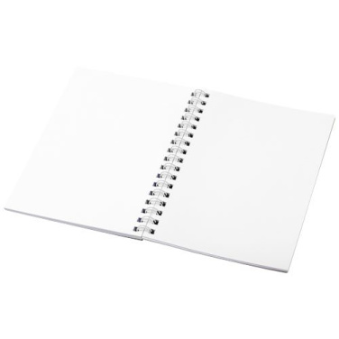 Desk-Mate® spiraalne A6 sülearvuti PP kaas, Valge, tootepilt (3)