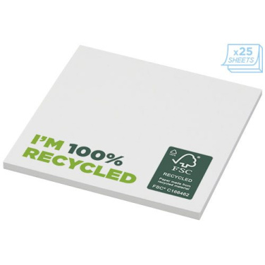 Sticky-Mate® taaskasutatud kleeppaberid 75 x 75 mm, Valge, tootepilt (2)