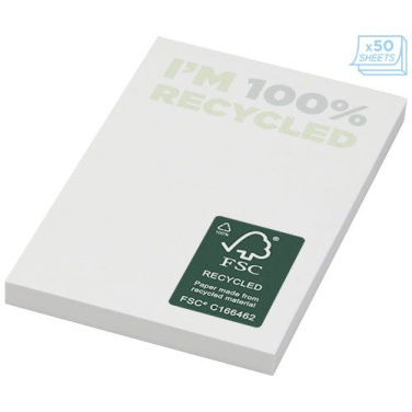 Sticky-Mate® taaskasutatud kleeppaberid 50 x 75 mm , Valge, tootepilt (3)