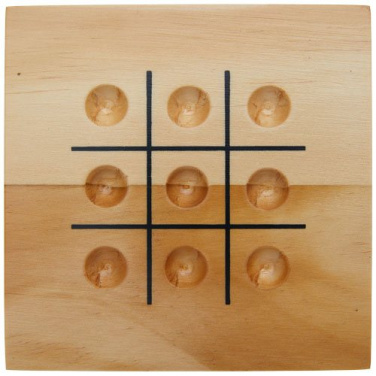 Strobus puidust tic-tac-toe mäng, Loomulik, tootepilt (1)