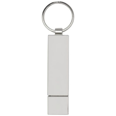 Ristkülikukujuline valgustusega USB-mälupulk – must / sinine / hõbedane, 32GB, tootepilt (2)