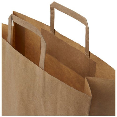 Kraft 80-90 g/m2 lamedate sangadega paberkott - 32 x 12 x 40 cm – Kraftpruun, tootepilt (2)