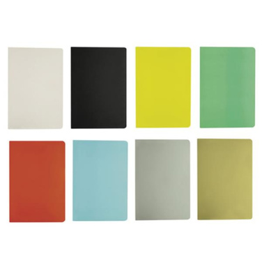 A5 värviline märkmik, välisõmblustega / Colournote A5, must, tootepilt (2)