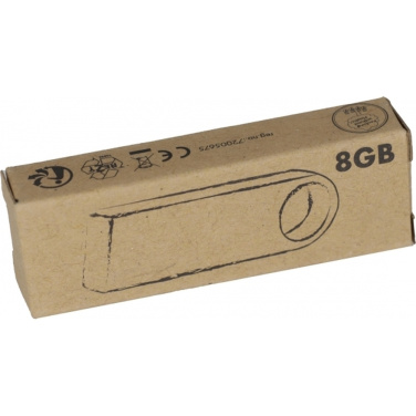 USB-mälupulk 8GB LANDEN, hall, tootepilt (2)