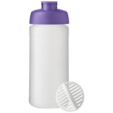 Baseline Plus 500 ml shakeri joogipudel, Lilla / matt läbipaistev, tootepilt, Lilla / härmatis selge (1)