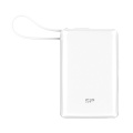 Silicon Power CP10 akupank 10 000 mAh USB-C kaabliga, must