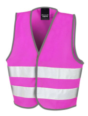 Juunioride täiustatud nähtavusega vest, Fluorestseeruv roosa