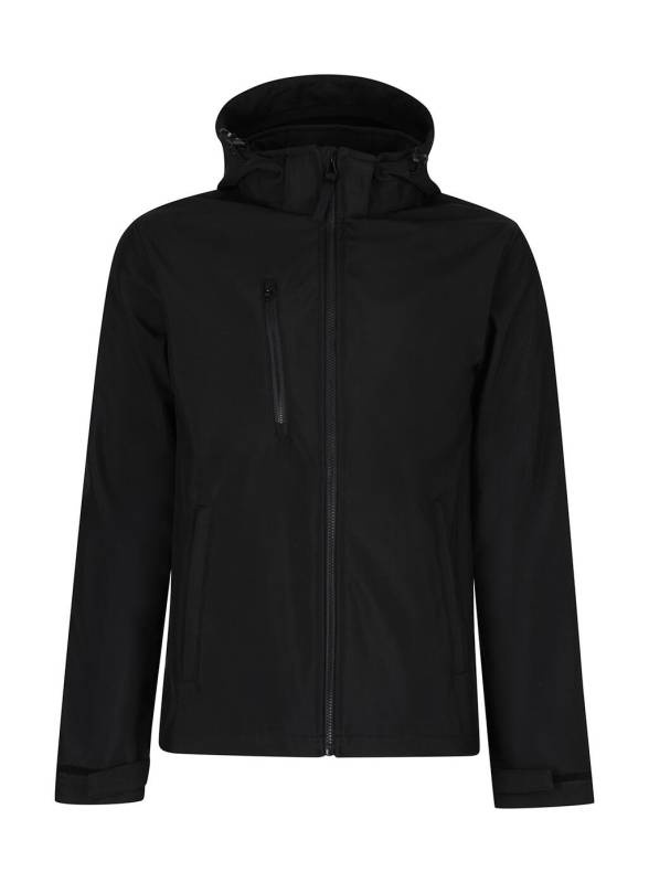 Venturer 3-kihiline kapuutsiga softshell-jakk, must - Regatta Professional (1)
