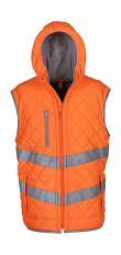 Fluo Kensington kapuutsiga vest, neoonoranž