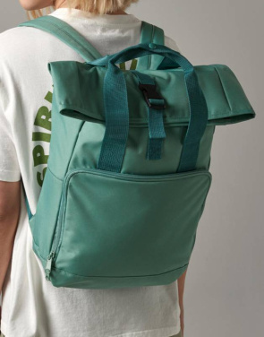 Taaskasutatud kahe käepidemega rull-kaanega seljakott, Õhuväe sinine – Bagbase (2)